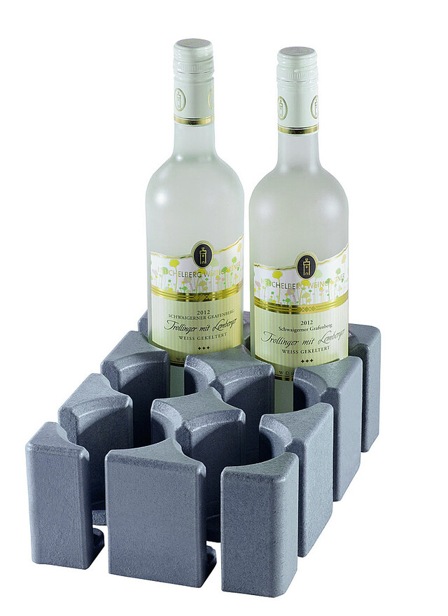 Purvario Bottle cage System Module II 6 high PU foam
