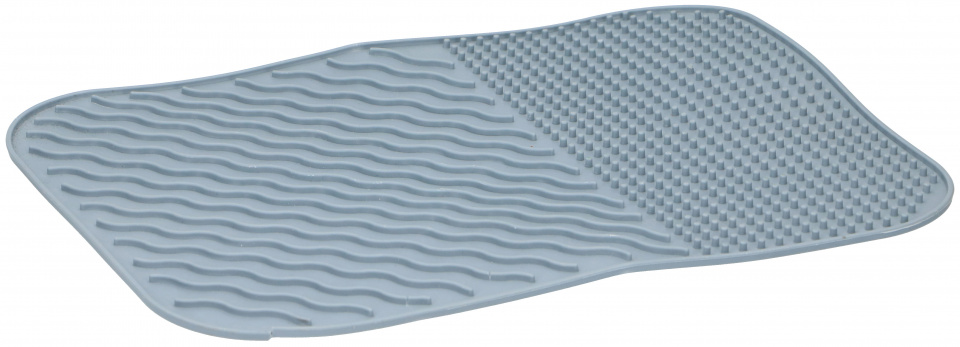 TOM drain mat gray, made of silicone, approx. 35 x 27 cm