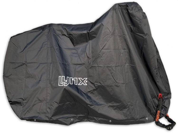 Lynx bike cover black, made of polyester, for 1 bike, approx. 200 x 80 x 120 cm