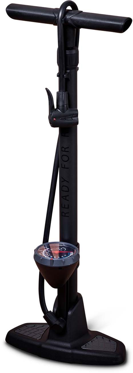 RFR Floor Pump HQP Black and Glossy Black