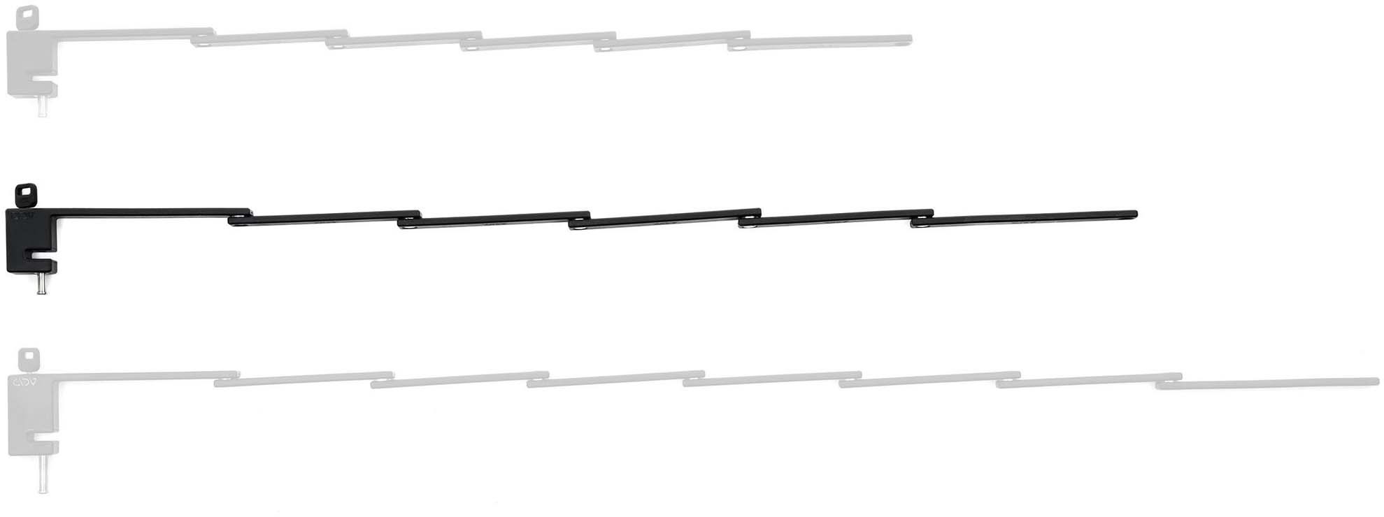 ACID RIGID 100 PURE TWIN PACK Folding Lock / Black 100 cm