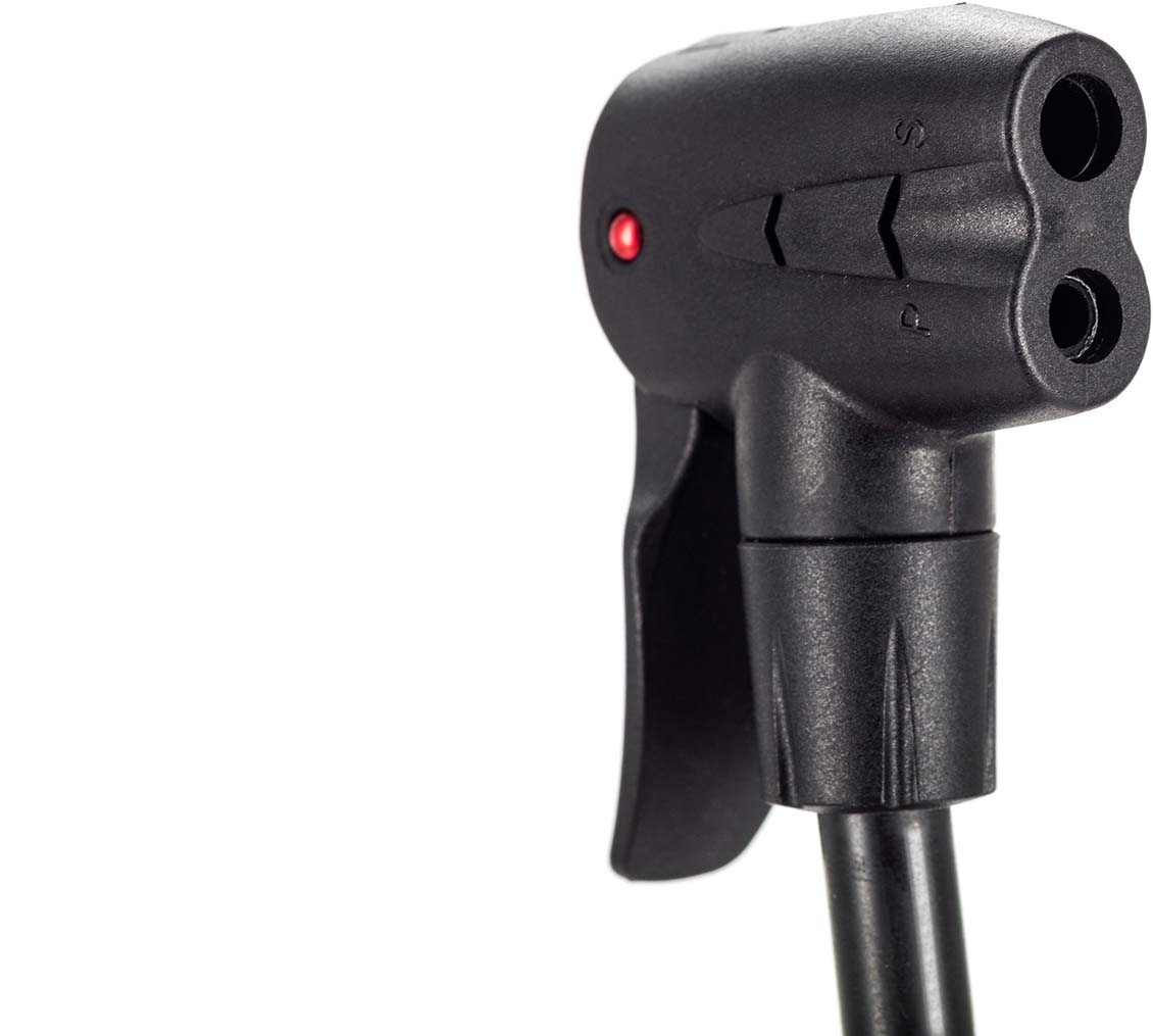 RFR Floor Pump HQP Black and Glossy Black