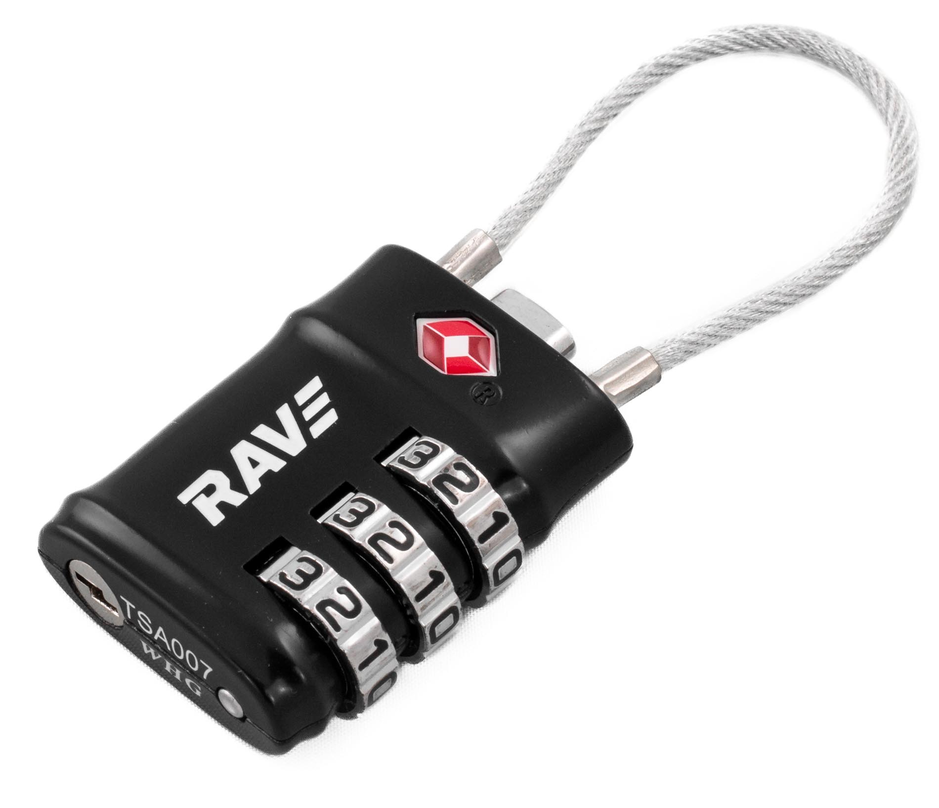 RAVE TSA Luggage Lock, Combination Padlock