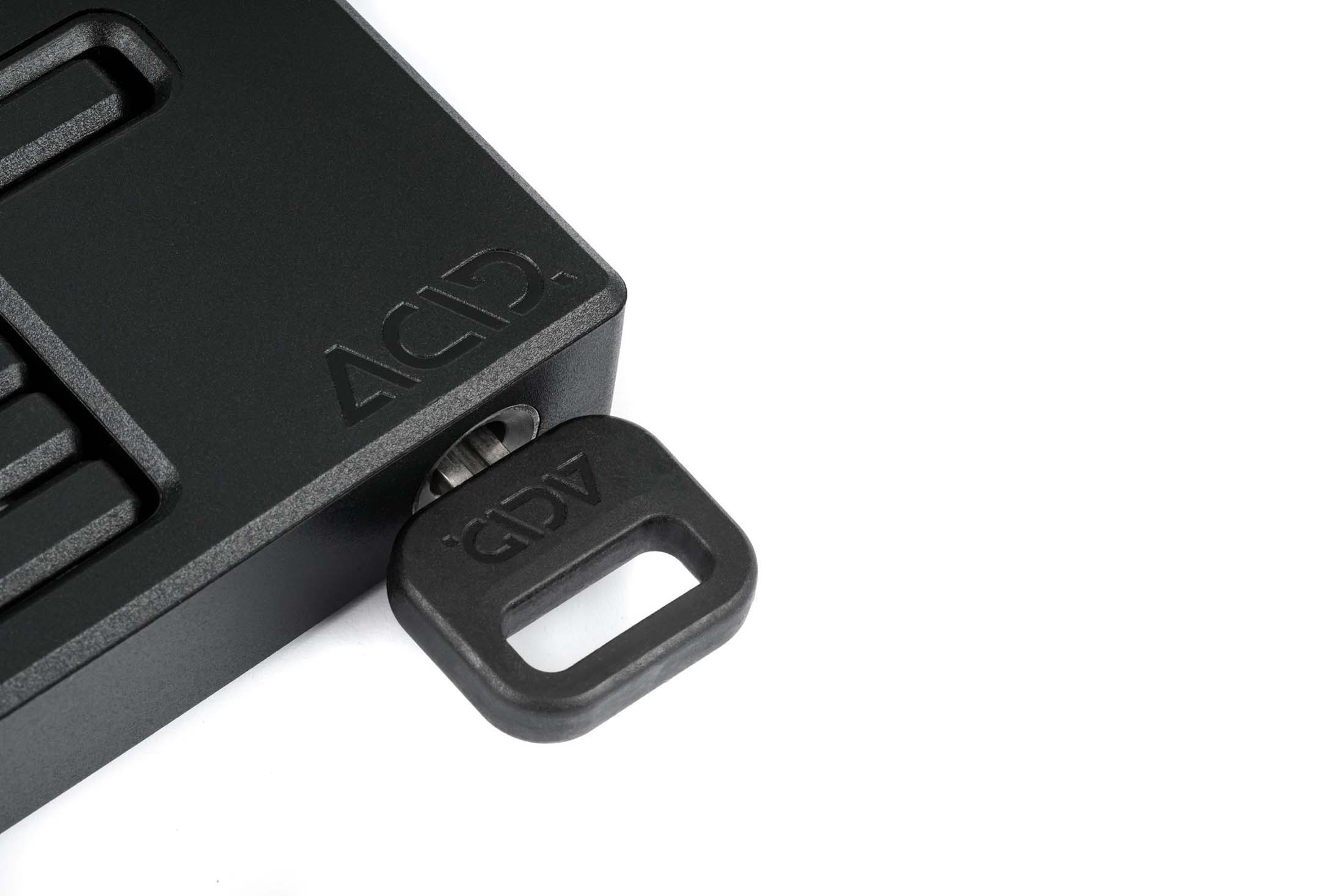 ACID RIGID 100 PURE TWIN PACK Folding Lock / Black 100 cm