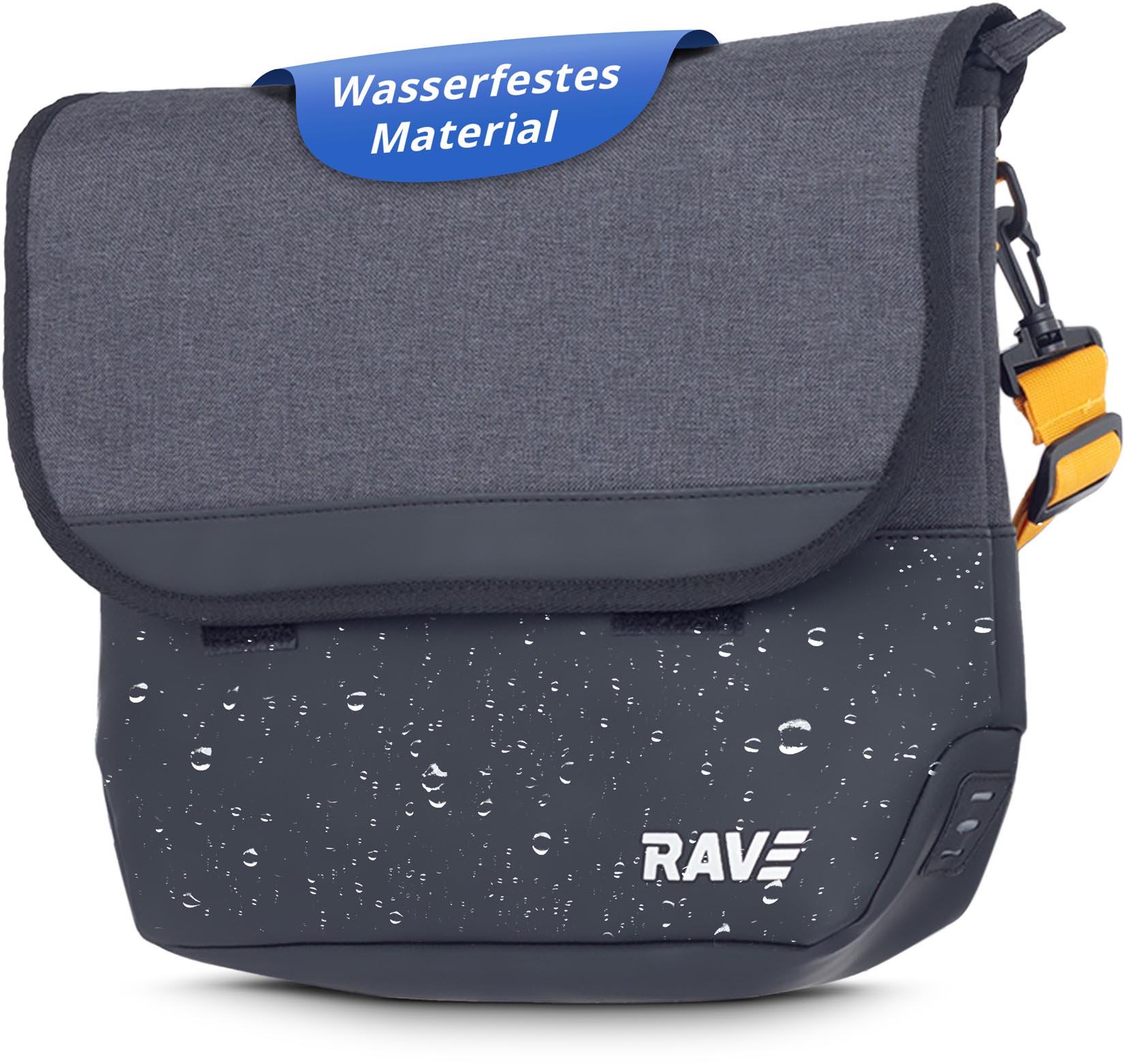 Rave Bike Pannier Business Bag Laptop Bag, approx. 8 liters