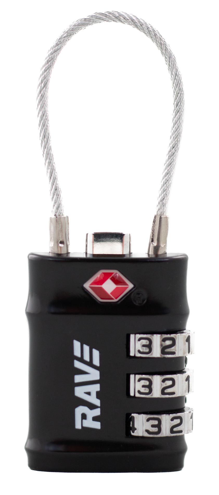 RAVE TSA Luggage Lock, Combination Padlock