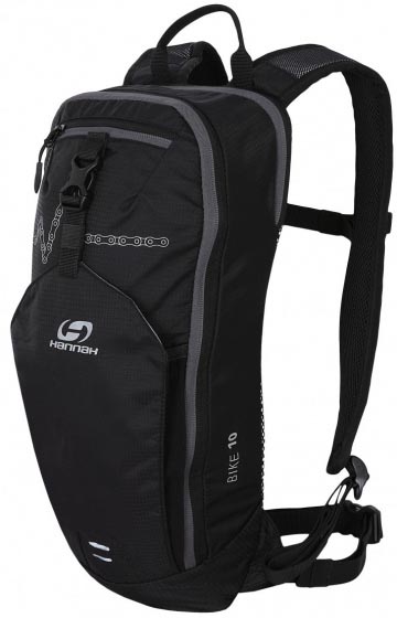 Hannah bike backpack anthracite, made of polyester, 10 liters, set of 2