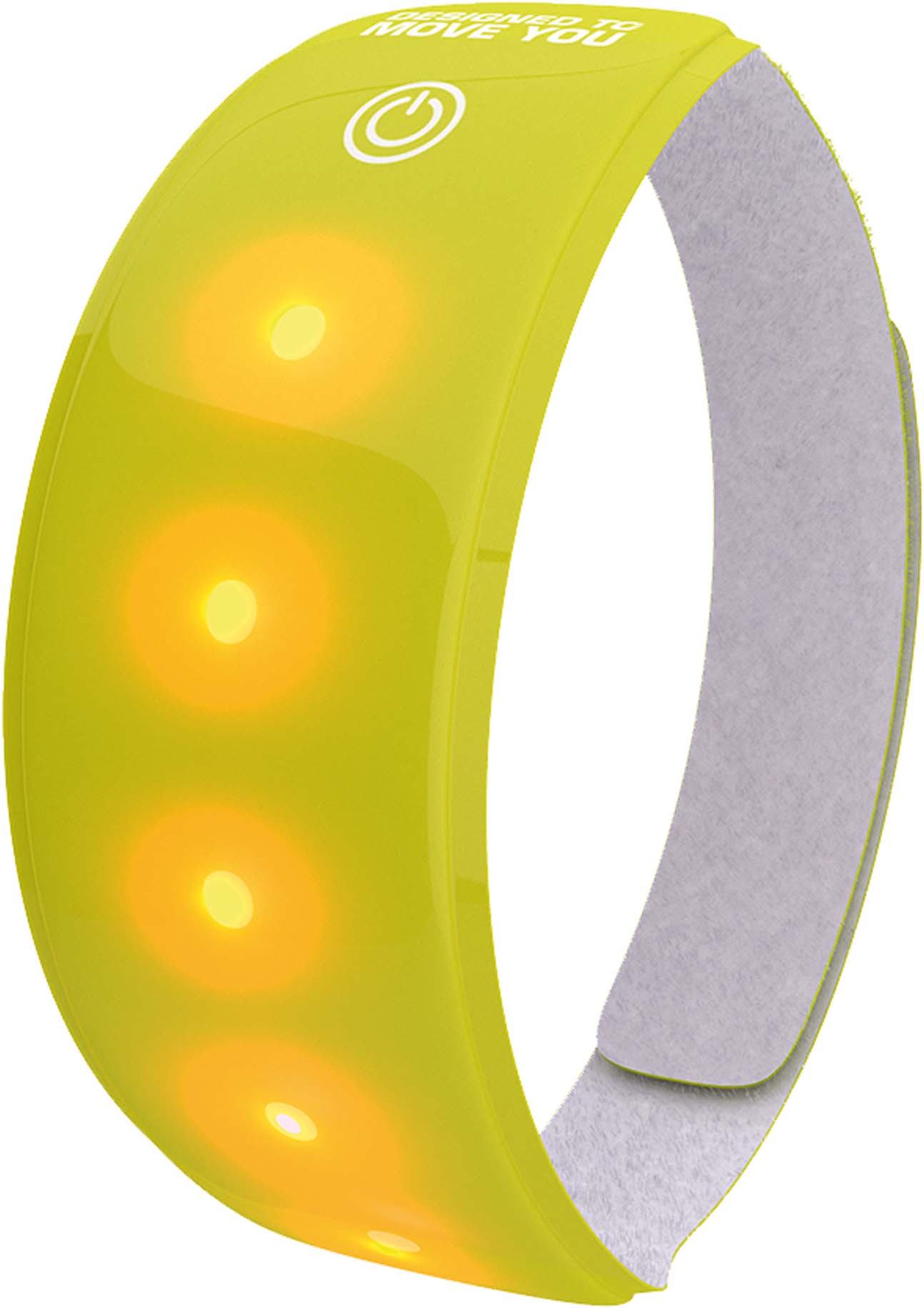 WOWOW LED reflective bracelet Lightband yellow size XL
