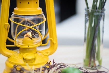 Feuerhand Storm Lantern 276, Signal Yellow