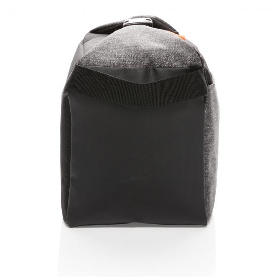 XD Collection Cooler Bag, gray/black, made of polyester, 5.6 liters, approx. 16 x 13.5 x 26 cm