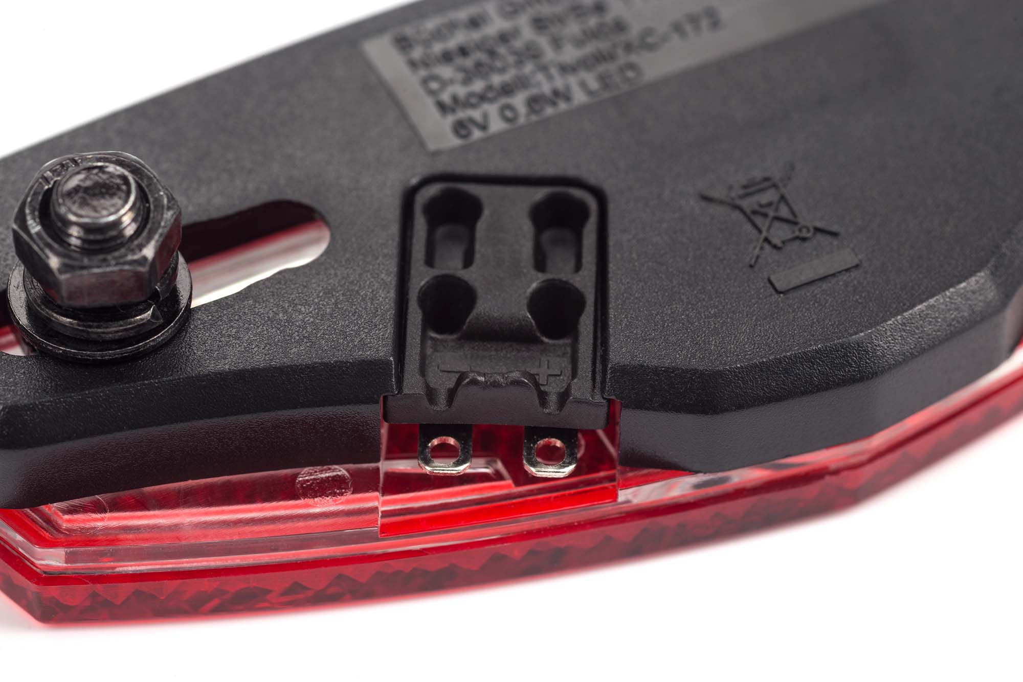 RFR Luggage Rack Tail Light with Dynamo TOUR (Black)